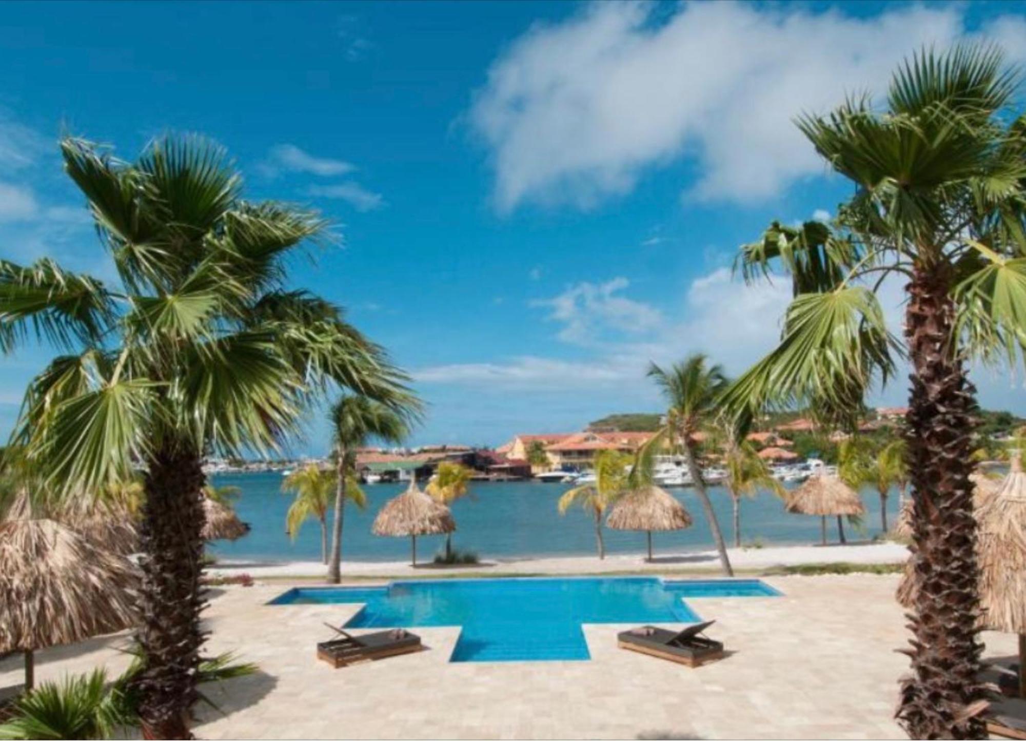 Spanish Water View Apartment 威廉斯塔德 外观 照片